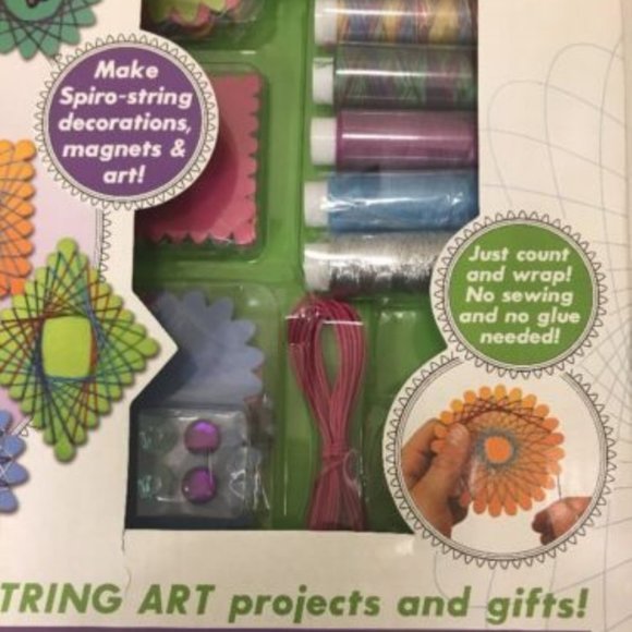 Spirograph String Art Kit Create Projects and Gifts by Kahootz # EA1013 NEW - Picture 5 of 9